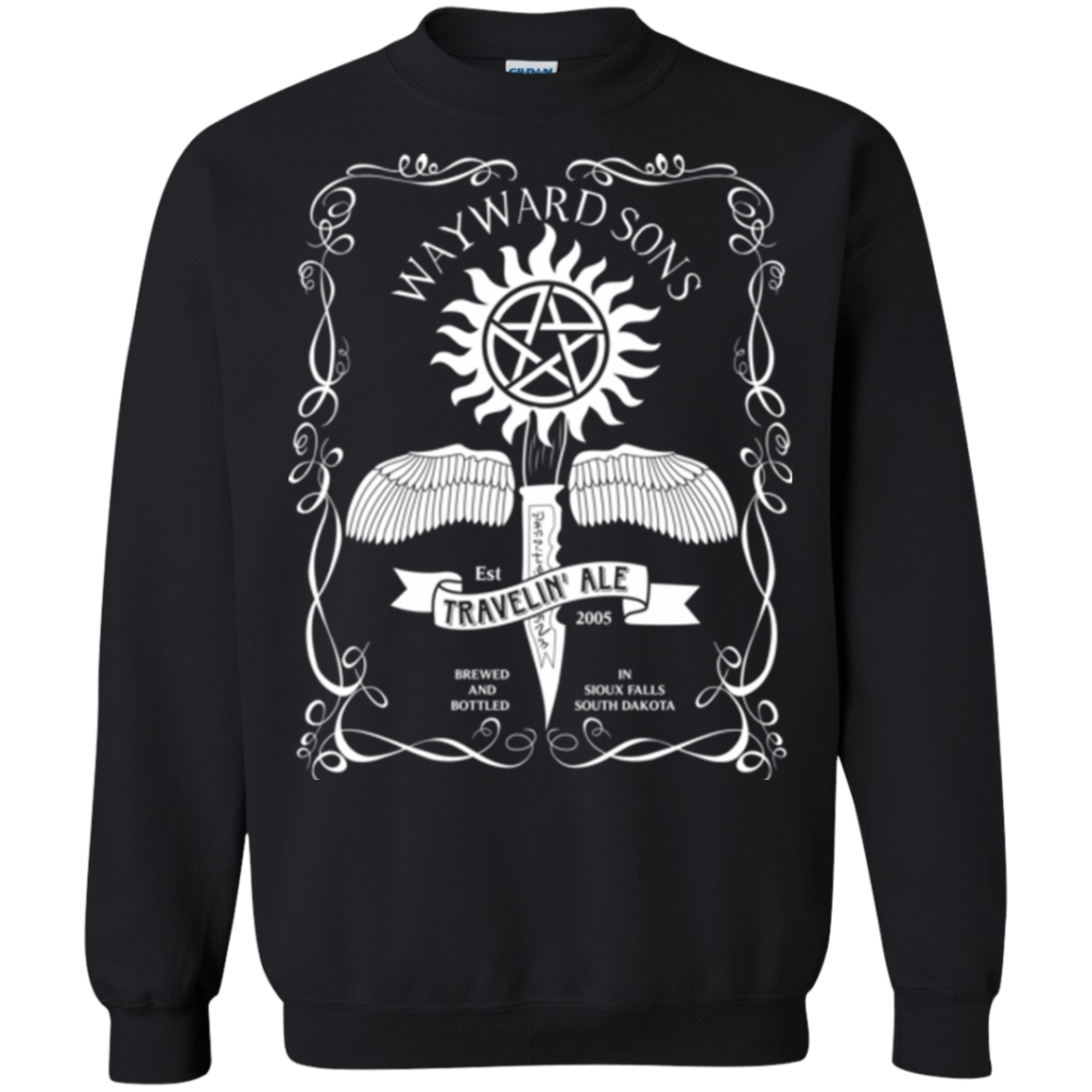 Sweatshirts Black / Small Supernatural 3 Crewneck Sweatshirt