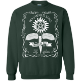 Sweatshirts Forest Green / Small Supernatural 3 Crewneck Sweatshirt