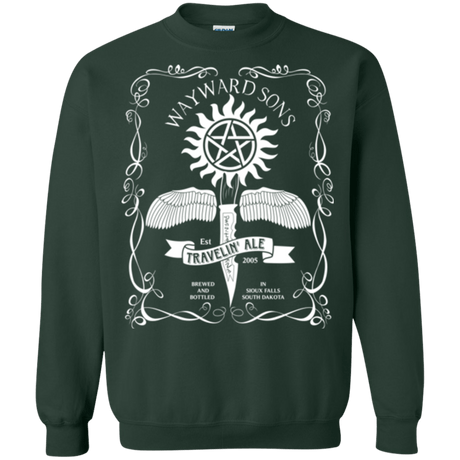 Sweatshirts Forest Green / Small Supernatural 3 Crewneck Sweatshirt