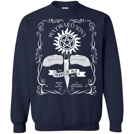 Sweatshirts Navy / Small Supernatural 3 Crewneck Sweatshirt