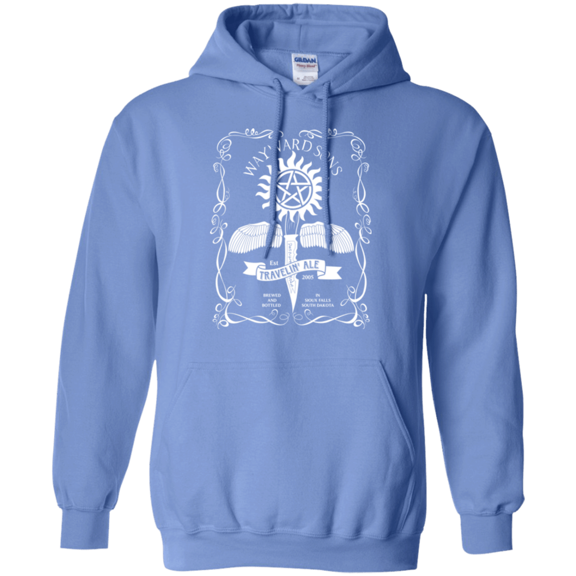 Sweatshirts Carolina Blue / Small Supernatural 3 Pullover Hoodie