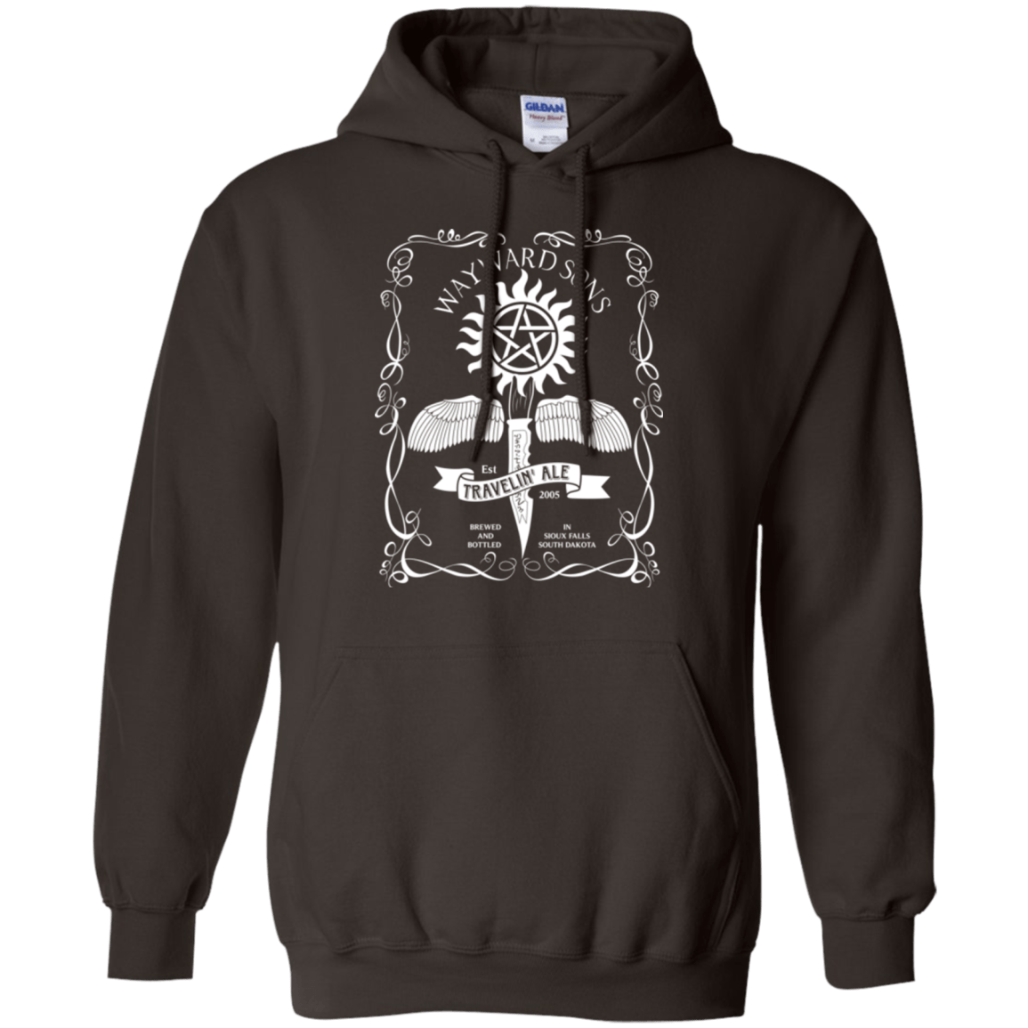 Sweatshirts Dark Chocolate / Small Supernatural 3 Pullover Hoodie