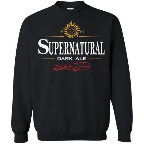 Sweatshirts Black / Small Supernatural Stout Crewneck Sweatshirt