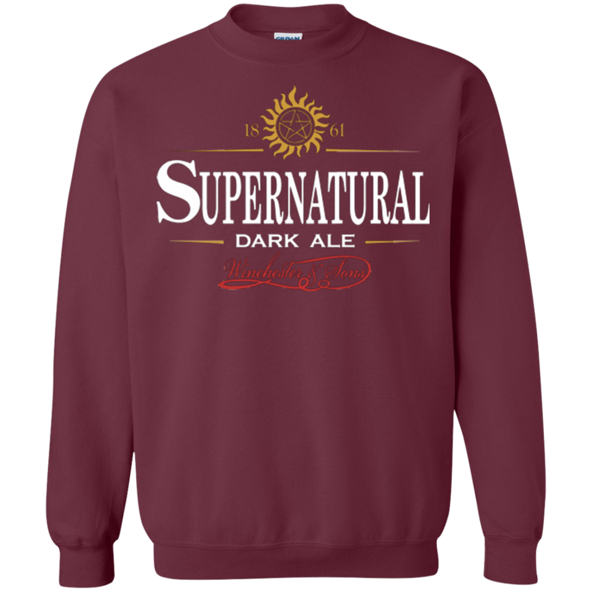 Sweatshirts Maroon / Small Supernatural Stout Crewneck Sweatshirt