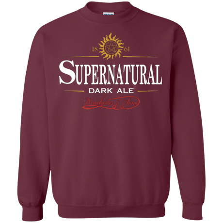 Sweatshirts Maroon / Small Supernatural Stout Crewneck Sweatshirt