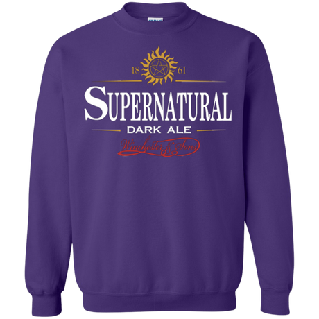 Sweatshirts Purple / Small Supernatural Stout Crewneck Sweatshirt