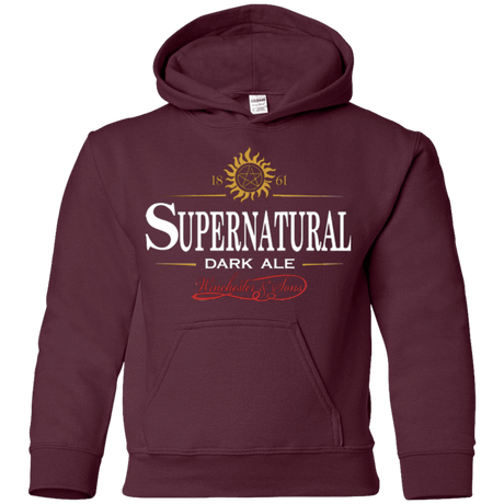Sweatshirts Maroon / YS Supernatural Stout Youth Hoodie