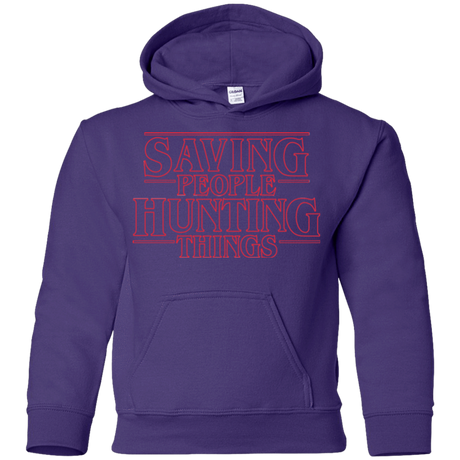 Sweatshirts Purple / YS Supernatural Things Youth Hoodie