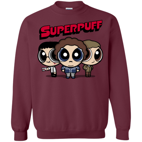 Sweatshirts Maroon / S Superpuff Crewneck Sweatshirt