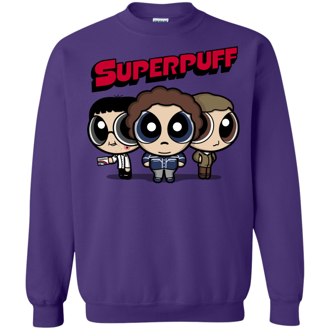 Sweatshirts Purple / S Superpuff Crewneck Sweatshirt