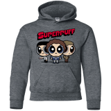 Sweatshirts Dark Heather / YS Superpuff Youth Hoodie