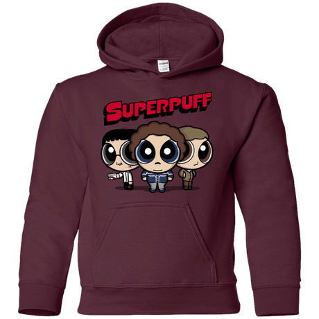 Sweatshirts Maroon / YS Superpuff Youth Hoodie