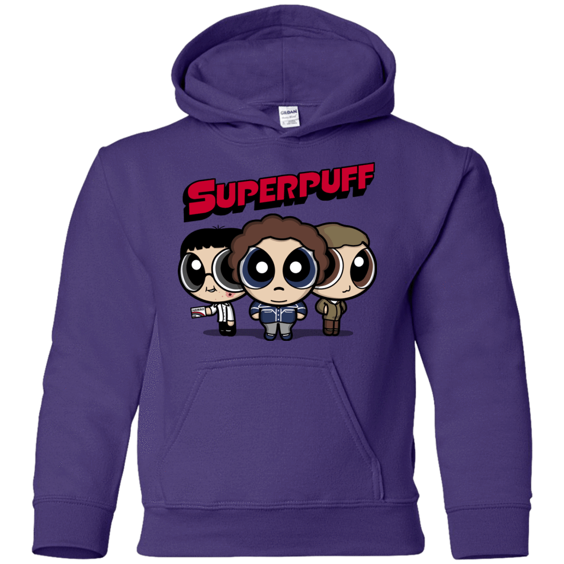 Sweatshirts Purple / YS Superpuff Youth Hoodie