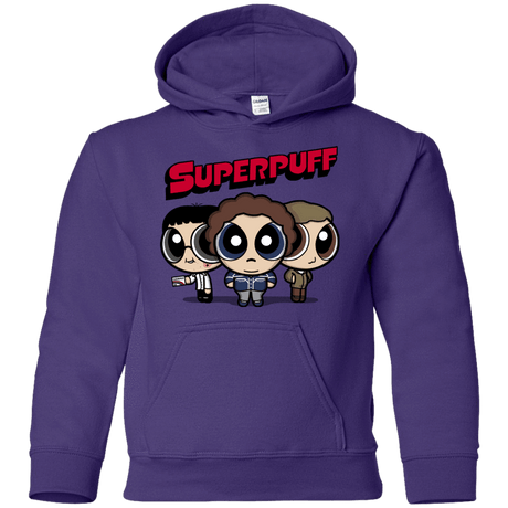 Sweatshirts Purple / YS Superpuff Youth Hoodie