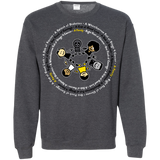 Sweatshirts Dark Heather / S Support Family Crewneck Sweatshirt