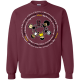 Sweatshirts Maroon / S Support Family Crewneck Sweatshirt