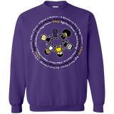 Sweatshirts Purple / S Support Family Crewneck Sweatshirt