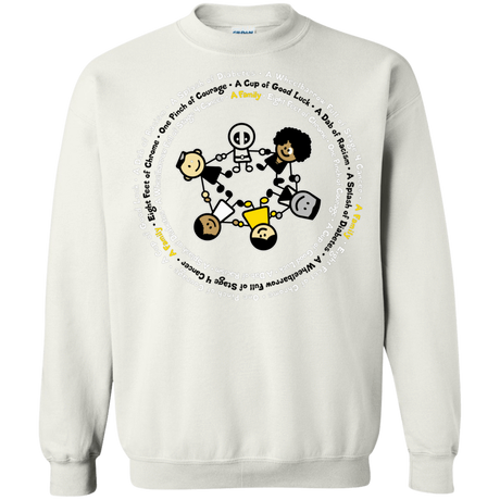 Sweatshirts White / S Support Family Crewneck Sweatshirt