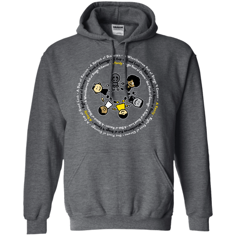 Sweatshirts Dark Heather / S Support Family Pullover Hoodie