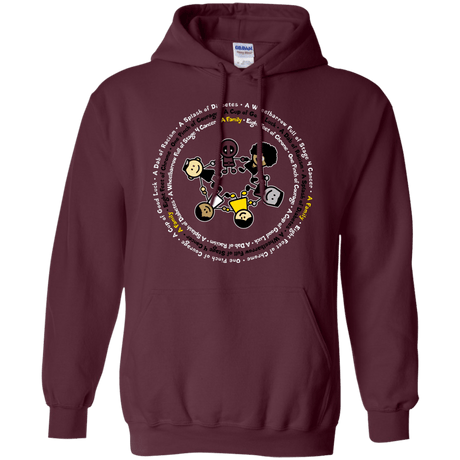 Sweatshirts Maroon / S Support Family Pullover Hoodie