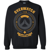 Sweatshirts Black / Small Support Team Crewneck Sweatshirt