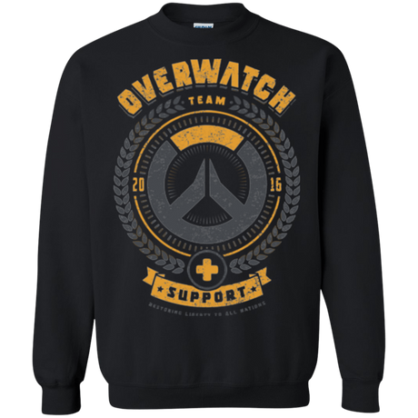 Sweatshirts Black / Small Support Team Crewneck Sweatshirt