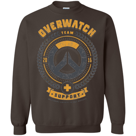 Sweatshirts Dark Chocolate / Small Support Team Crewneck Sweatshirt