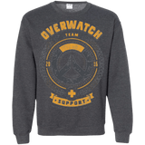 Sweatshirts Dark Heather / Small Support Team Crewneck Sweatshirt