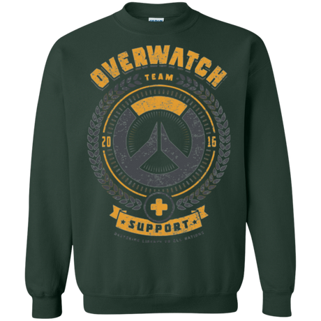 Sweatshirts Forest Green / Small Support Team Crewneck Sweatshirt