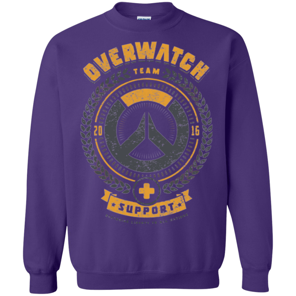 Sweatshirts Purple / Small Support Team Crewneck Sweatshirt