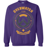 Sweatshirts Purple / Small Support Team Crewneck Sweatshirt