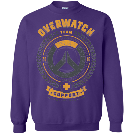 Sweatshirts Purple / Small Support Team Crewneck Sweatshirt