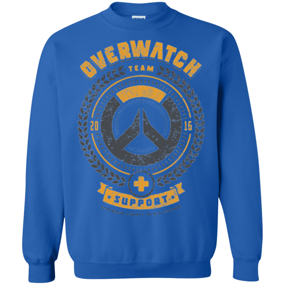 Sweatshirts Royal / Small Support Team Crewneck Sweatshirt