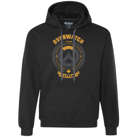Sweatshirts Black / Small Support Team Premium Fleece Hoodie