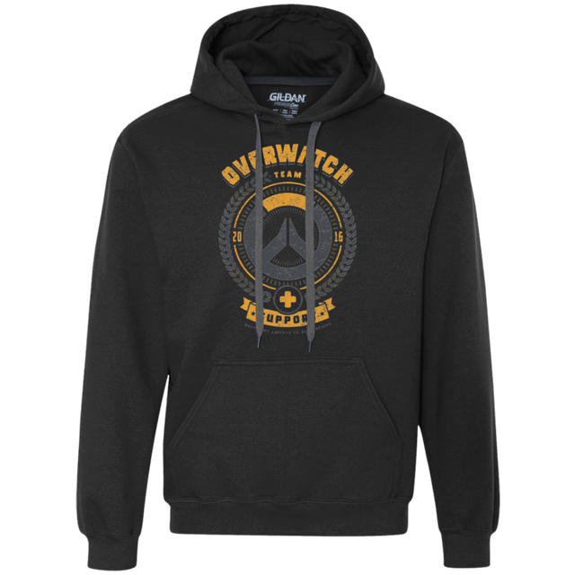 Sweatshirts Black / Small Support Team Premium Fleece Hoodie