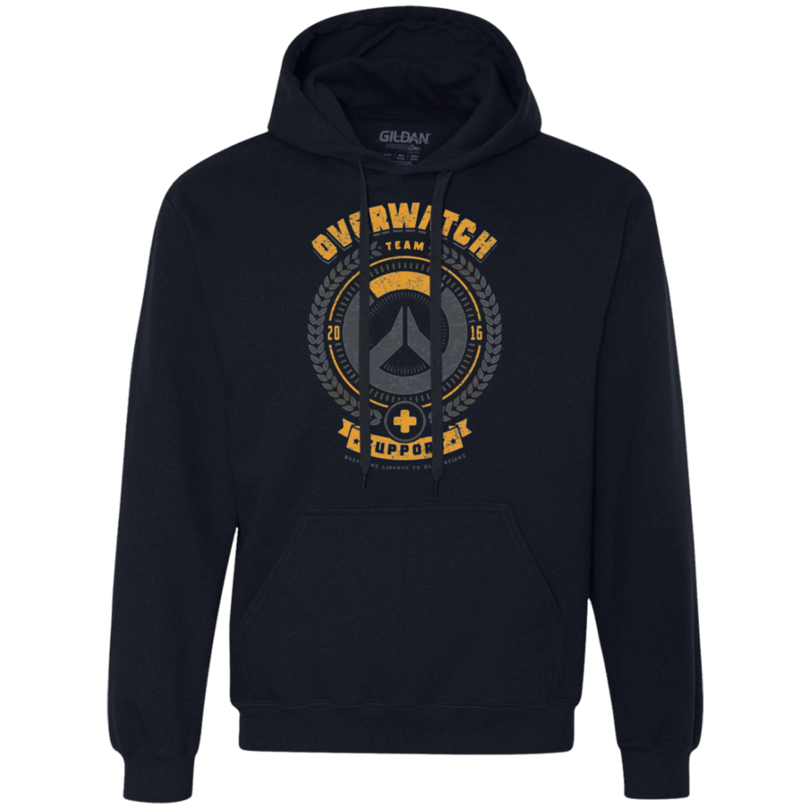 Sweatshirts Navy / Small Support Team Premium Fleece Hoodie
