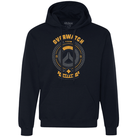 Sweatshirts Navy / Small Support Team Premium Fleece Hoodie