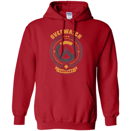 Sweatshirts Red / Small Support Team Pullover Hoodie