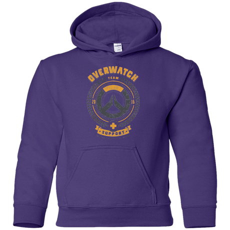 Sweatshirts Purple / YS Support Team Youth Hoodie