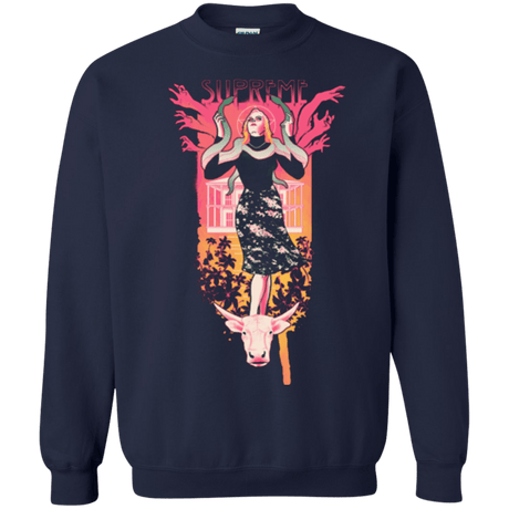 Sweatshirts Navy / Small Supreme Crewneck Sweatshirt