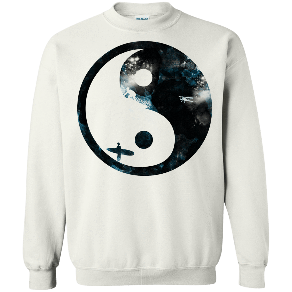 Sweatshirts White / S Surfin' Crewneck Sweatshirt