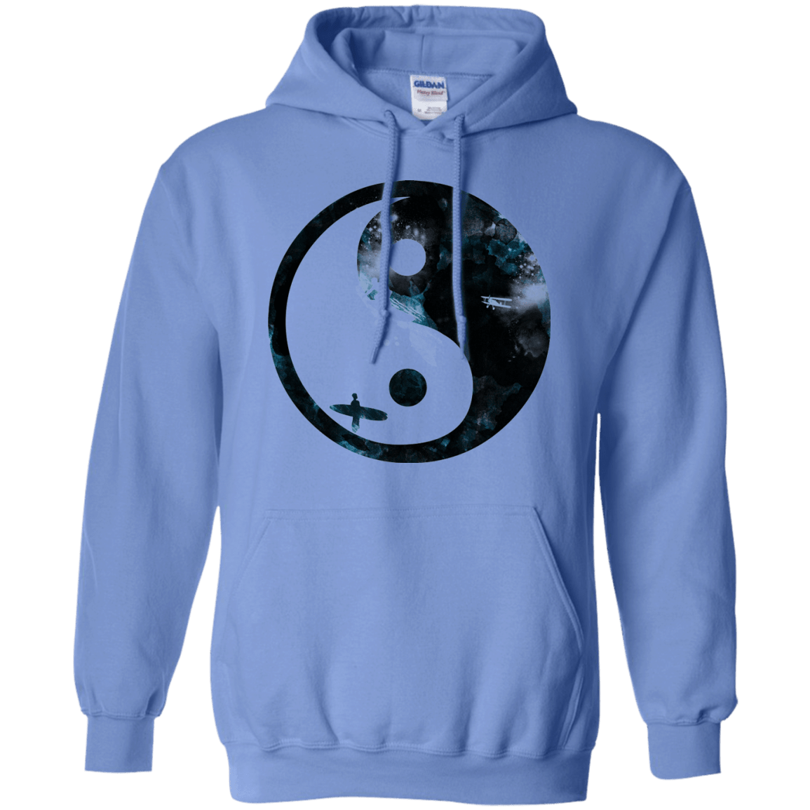 Sweatshirts Carolina Blue / S Surfin' Pullover Hoodie