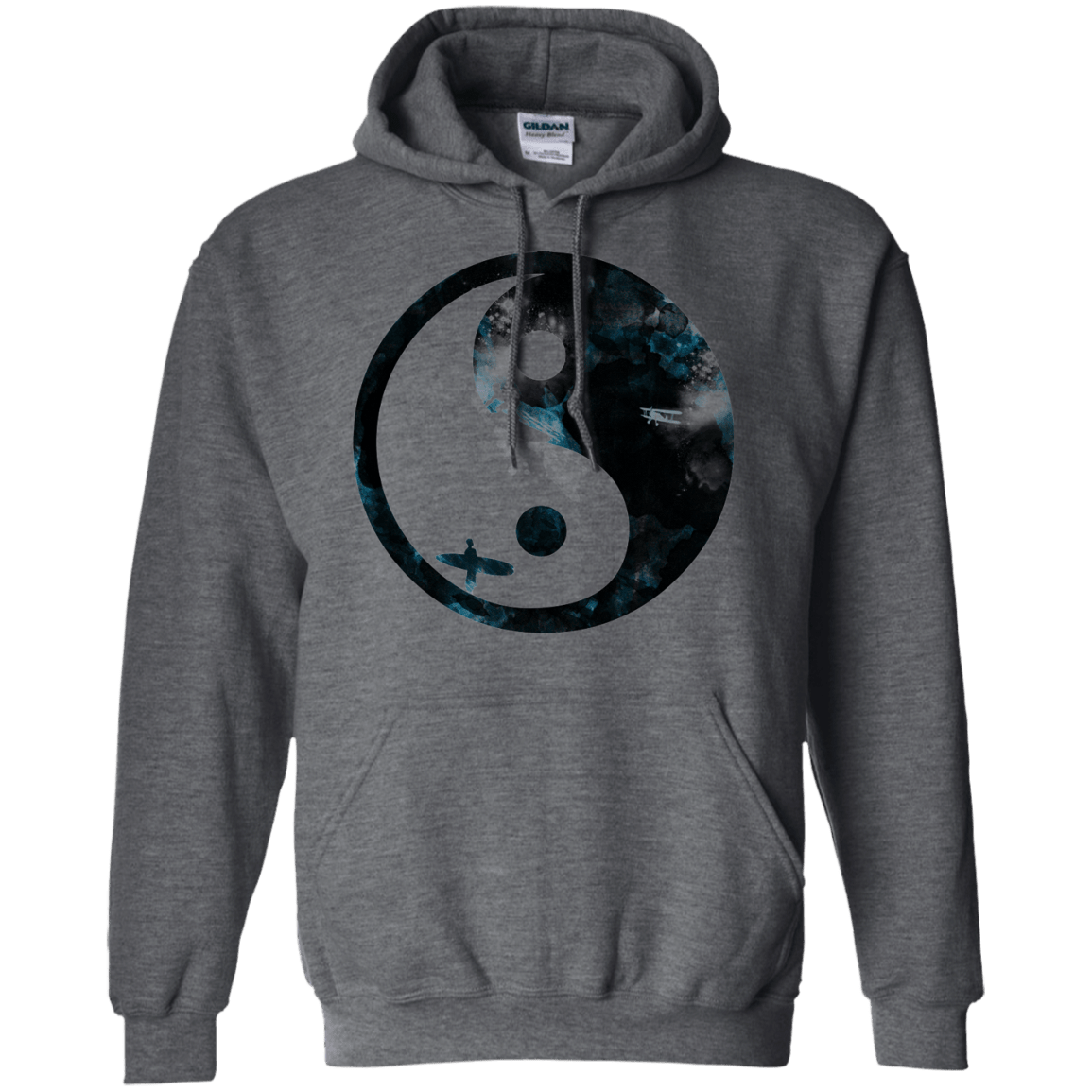 Sweatshirts Dark Heather / S Surfin' Pullover Hoodie