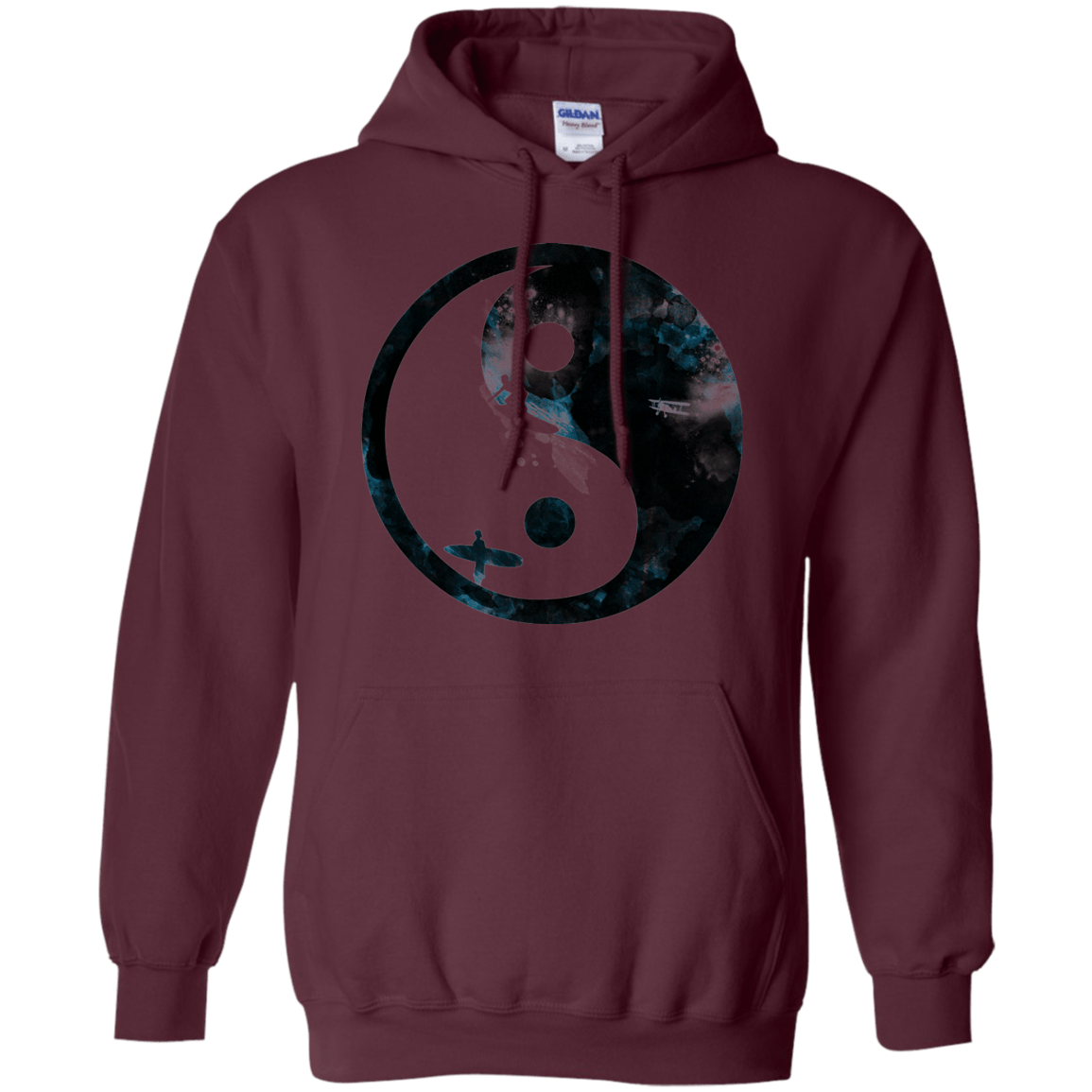 Sweatshirts Maroon / S Surfin' Pullover Hoodie
