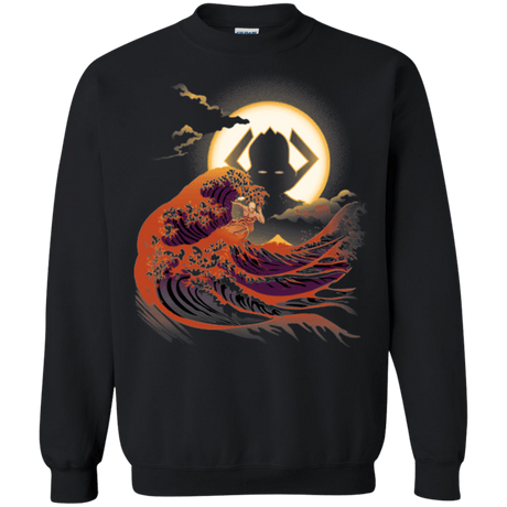 Sweatshirts Black / Small Surfing With The Alien Crewneck Sweatshirt