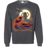 Sweatshirts Dark Heather / Small Surfing With The Alien Crewneck Sweatshirt
