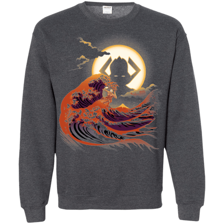 Sweatshirts Dark Heather / Small Surfing With The Alien Crewneck Sweatshirt