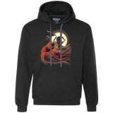 Sweatshirts Black / Small Surfing With The Alien Premium Fleece Hoodie