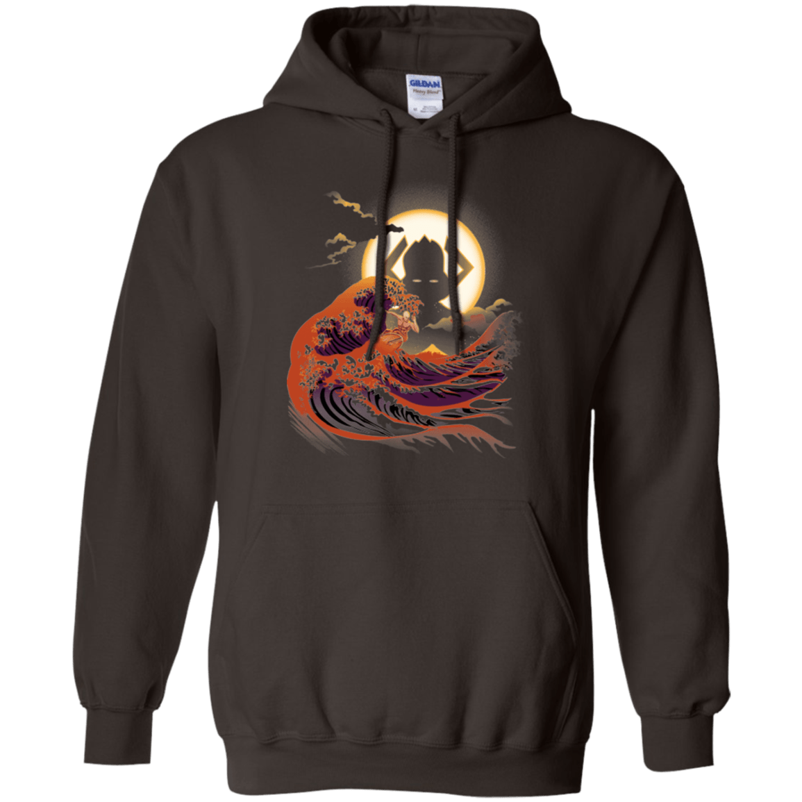Sweatshirts Dark Chocolate / Small Surfing With The Alien Pullover Hoodie