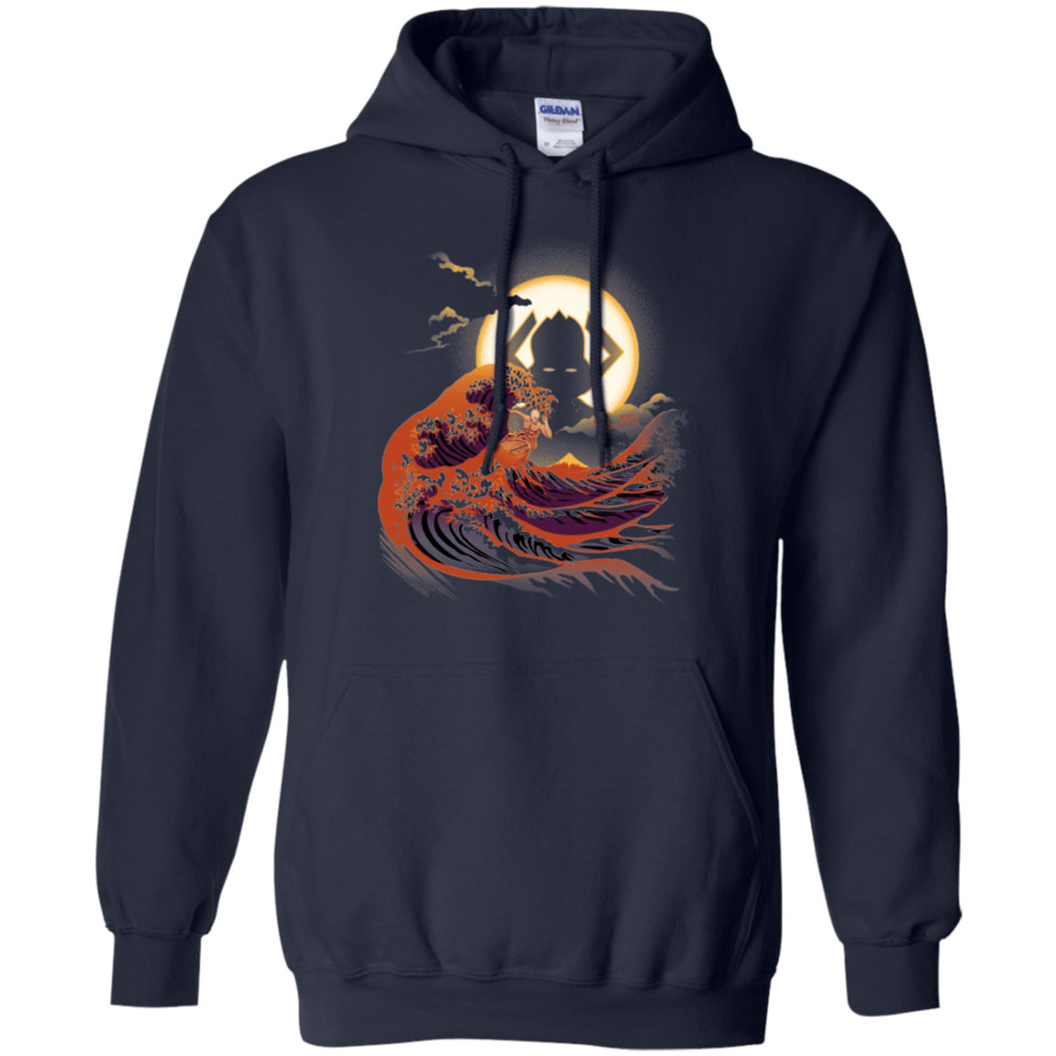Sweatshirts Navy / Small Surfing With The Alien Pullover Hoodie